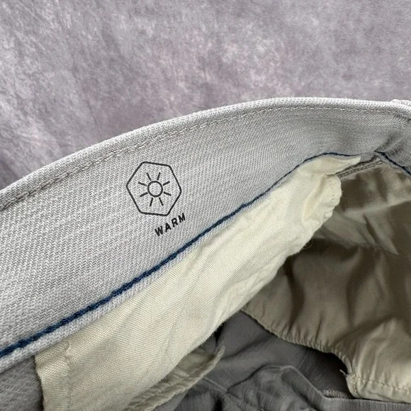 Levis XX Chino Pants Mens 32x30 Gray Standard Taper Warm - Picture 6 of 9